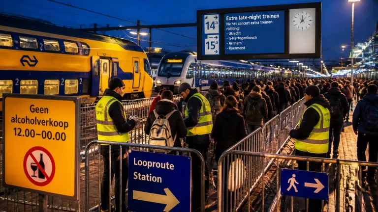 Vierdaagse-drukte: extra treinen, strenge toegang en hekken op station Nijmegen