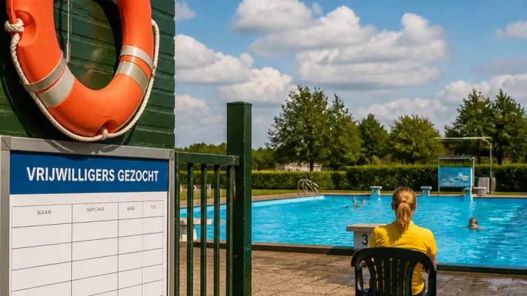 Vijftig jaar dorpsbad in Garyp draait op vrijwilligers: ‘Je hoege mar in kik te jaan…’