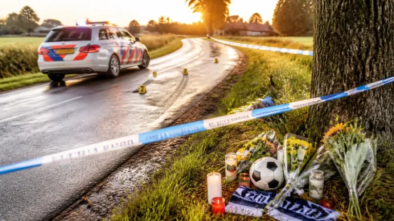 Voetbalclub Lunteren in rouw om Brent (15) na dodelijk ongeval; politie onderzoekt