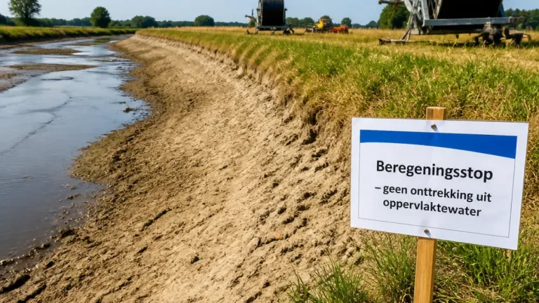 Waterschap WDODelta roept op tot onmiddellijke beregeningsstop in delen Overijssel