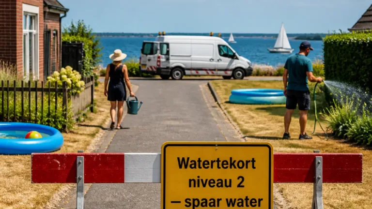 Watertekortniveau 2 afgegeven; drinkwater voorlopig veilig maar oproep tot zuinigheid in Noord-Holland