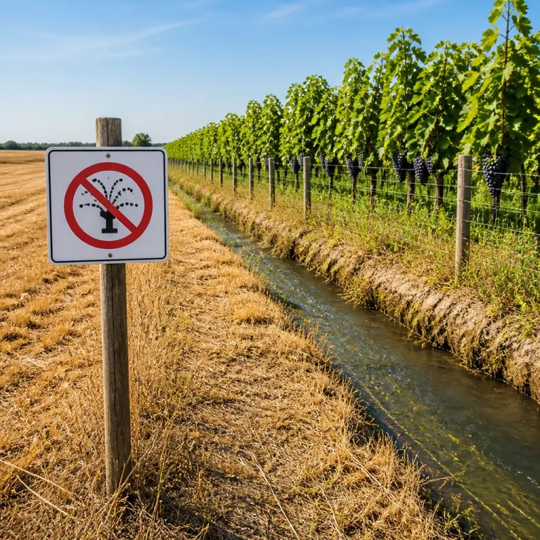 Aanhoudende droogte treft boeren, maar wijnbouw floreert: ‘Dit jaar is het gunstig’