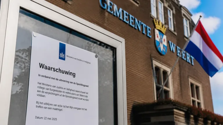 Weert onder waarschuwing: geen enkele plek telt mee voor Spreidingswet