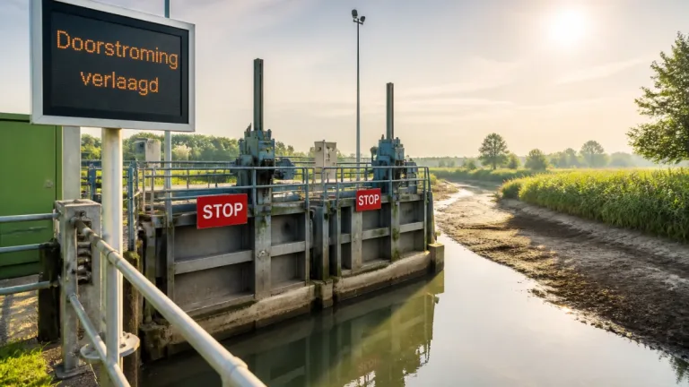 Wetterskip Fryslân knijpt kraan naar IJsselmeer dicht: ‘zuiniger aan’ door lage aanvoer