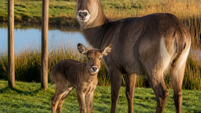 Wildlands verrast door geboorte waterbok: kalfje Diara onverwacht in Emmen
