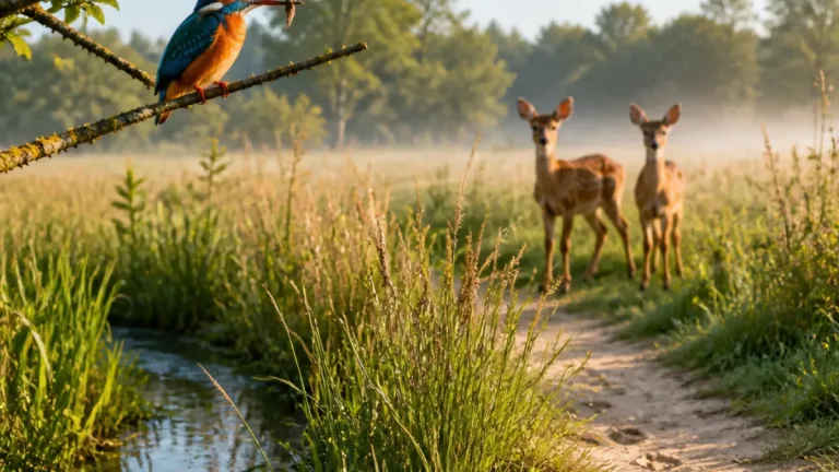 Wolven, reeën en een hongerige ijsvogel: drukte aan de wildkant in Gelderland