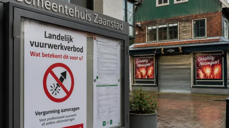 Zaanstad weegt ontheffingen bij landelijk vuurwerkverbod: wat staat bewoners te wachten?
