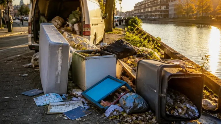 Zaanstad worstelt met illegale afvaldumpingen bij Vincent van Goghweg