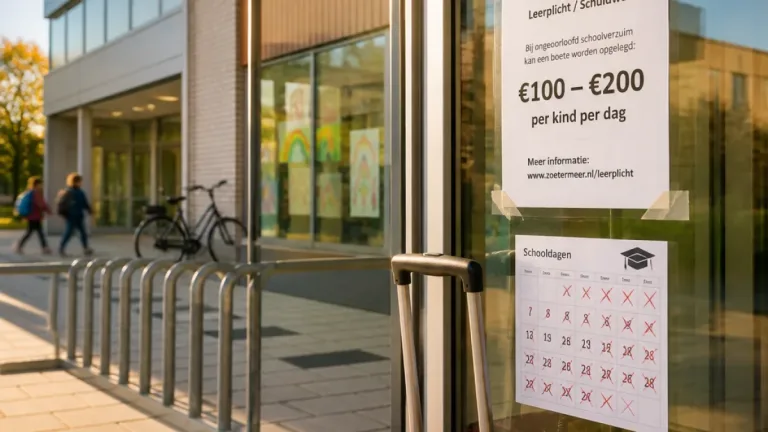Zoetermeer ziet record aan luxeverzuim; ouders riskeren tot 200 euro per dag boete