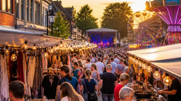 Zomeravondmarkt zet Veenendaal op z’n kop: volle Hoofdstraat en meer dan 100 kramen