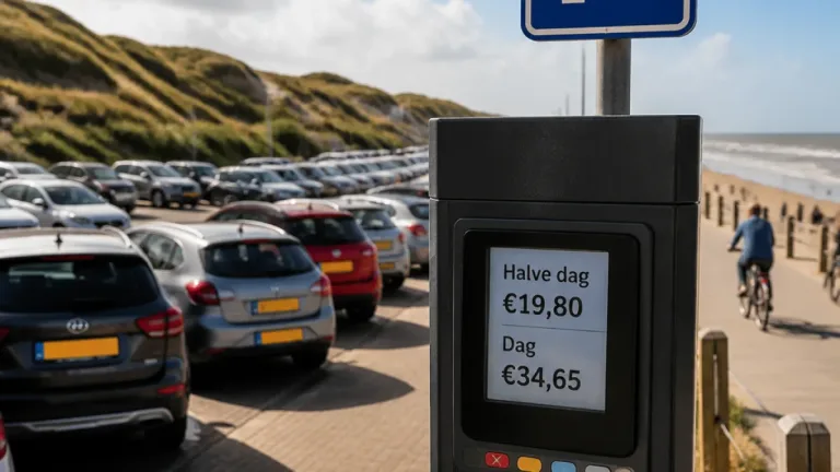 Zoveel betaal je deze zomer om te parkeren bij de Noord-Hollandse stranden