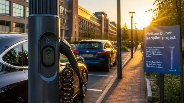 Zwolle onderzoekt opladen van elektrische auto's via lantaarnpalen: kansen en beperkingen